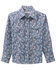 Image #1 - Wrangler 20X Boys' Paisley Print Long Sleeve Snap Stretch Western Shirt, White, hi-res
