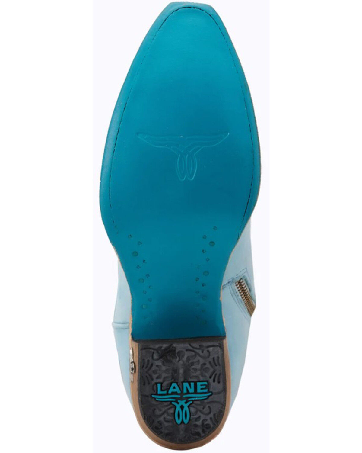 Image #7 - Lane Women's Reverie Tall Western Boots - Snip Toe, Blue, hi-res