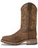 Image #3 - Double H Men's Ice Roper Waterproof Western Work Boots - Composite Toe, Brown, hi-res