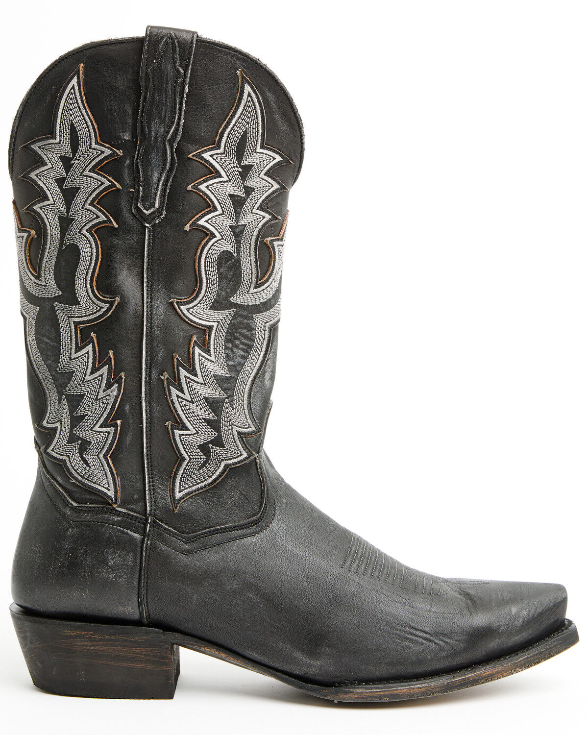 Image #2 - Dan Post Men's Diesel Western Boots - Snip Toe, Black, hi-res