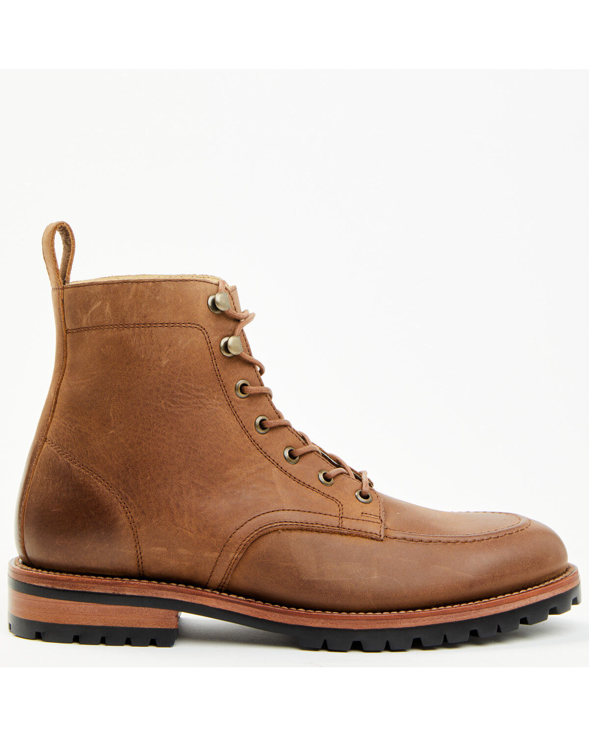 Image #2 - Brothers and Sons Men's Boondocks Casual Boots - Moc Toe, Brown, hi-res