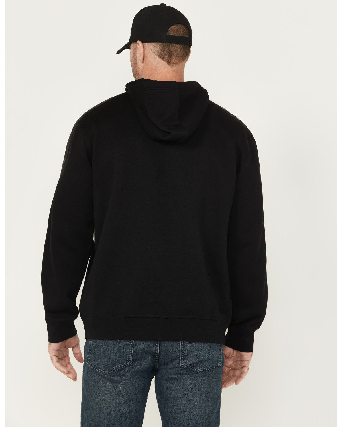 Image #4 - Hawx Men's Breaker Hooded Sweatshirt, Black, hi-res