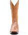 Image #3 - Shyanne Women's Geneva Exotic Snake Skin Western Boots - Square Toe, Tan, hi-res