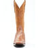 Shyanne Women's Geneva Exotic Snake Skin Western Boots - Square Toe, Tan, hi-res