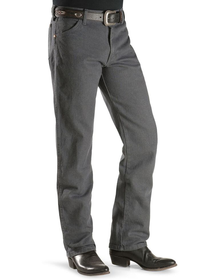 Wrangler 13MWZ Cowboy Cut Original Fit Jeans - Prewashed Colors, Charcoal Grey, hi-res