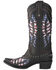 Image #3 - Lane Women's Old Glory Western Boots - Snip Toe, Black, hi-res