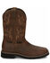Justin Men's Driller Western Work Boots - Steel Toe, Tan, hi-res
