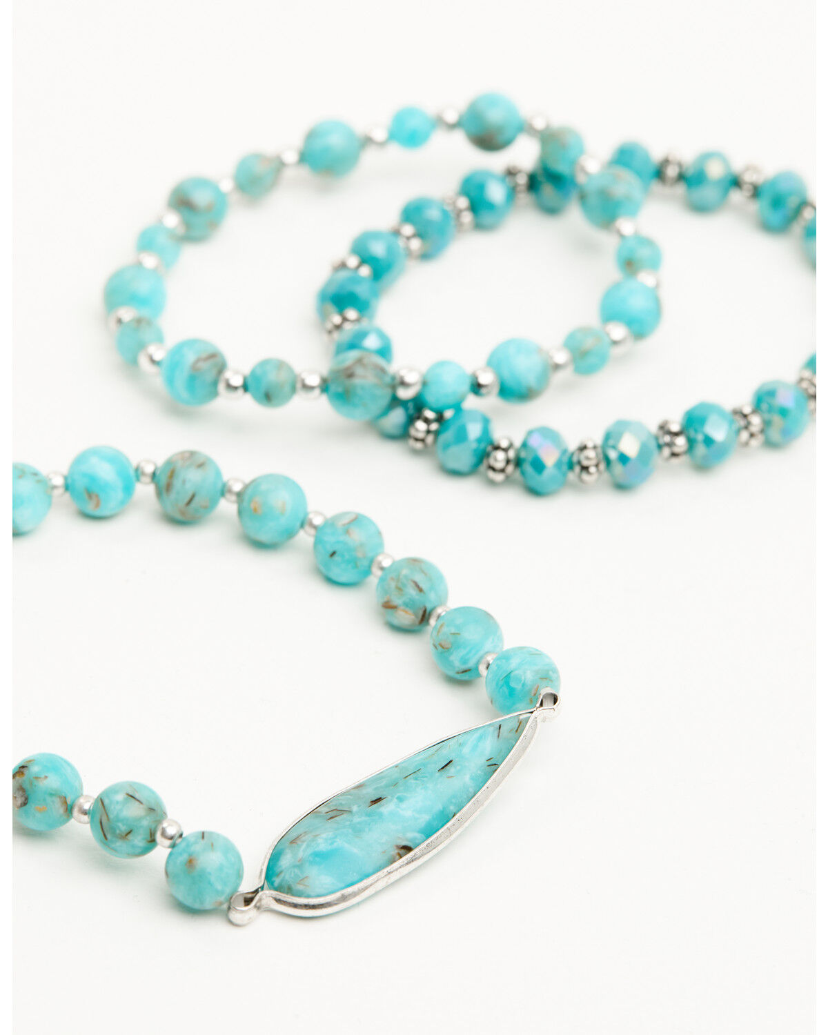 Image #4 - Shyanne Women's Ridge Canyon Turquoise Concho Bracelet Set - 5 Piece, Silver, hi-res