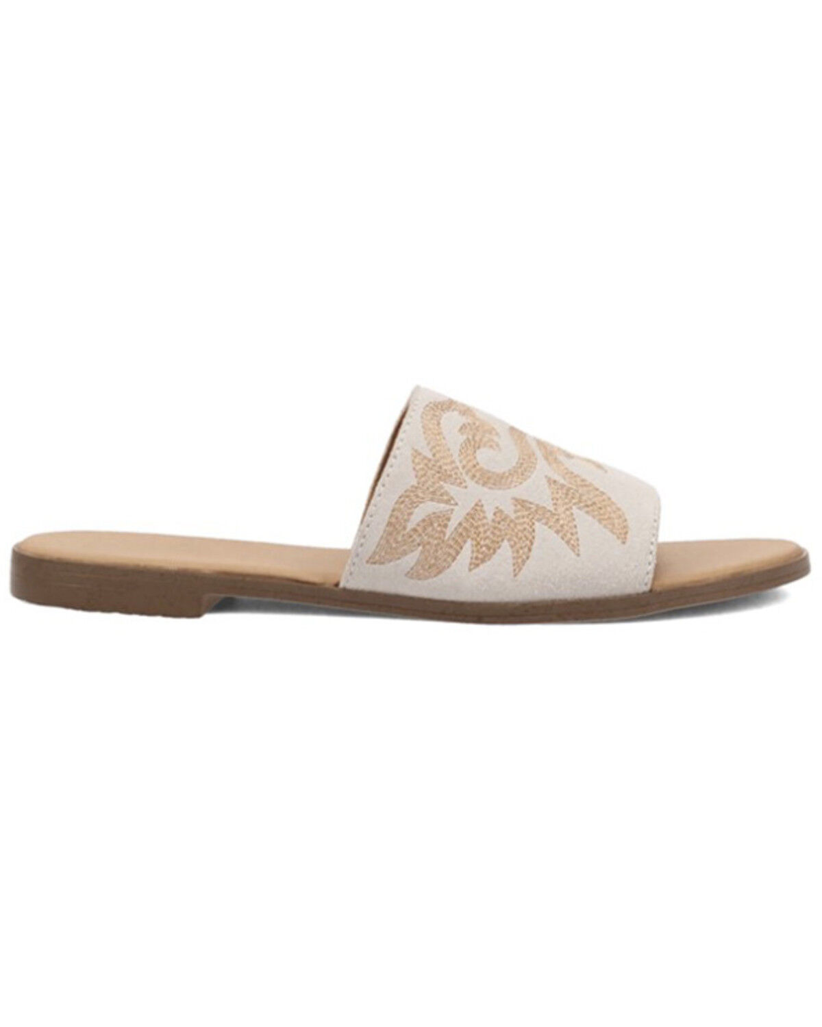 Image #2 - Dingo Women's Lasso Sandals, White, hi-res