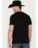 Image #4 - Wrangler Men's Americana Flag Short Sleeve Graphic T-Shirt, Black, hi-res