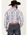 Image #4 - Panhandle Select Men's Boot Barn Exclusive Southwestern Print Long Sleeve Pearl Snap Western Shirt, White, hi-res