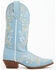 Image #2 - Laredo Women's Linley Western Boots - Snip Toe, Light Blue, hi-res