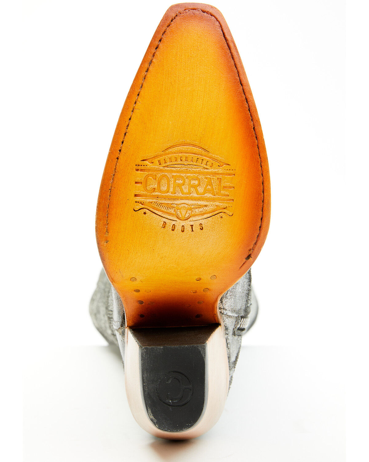 Image #7 - Corral Women's Metallic Tall Western Boots - Snip Toe, Silver, hi-res