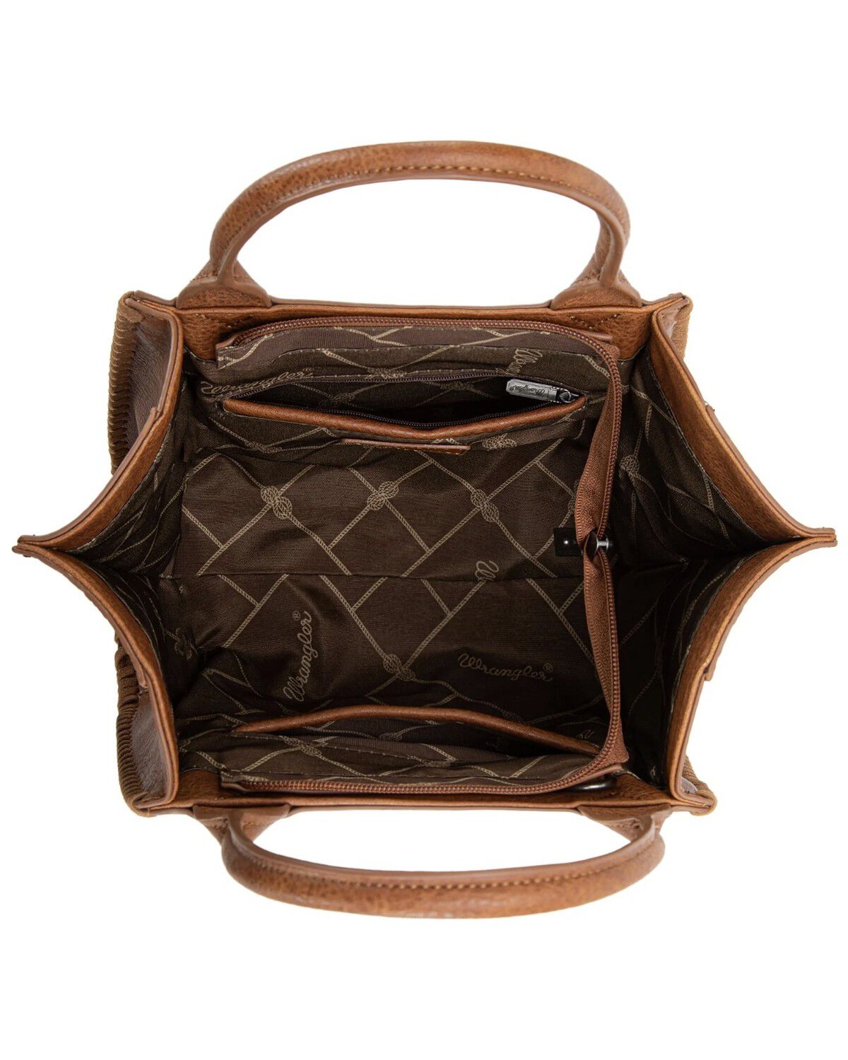 Image #3 - Wrangler Women's Jessie Embroidered Concealed Carry Tote, Brown, hi-res