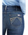 Ariat Women's FR Avelynn Medium Wash DuraLight Stretch Slim Work Jeans , Blue, hi-res