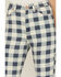 Image #2 - Wrangler Women's Checkered Flare Jeans, Blue, hi-res