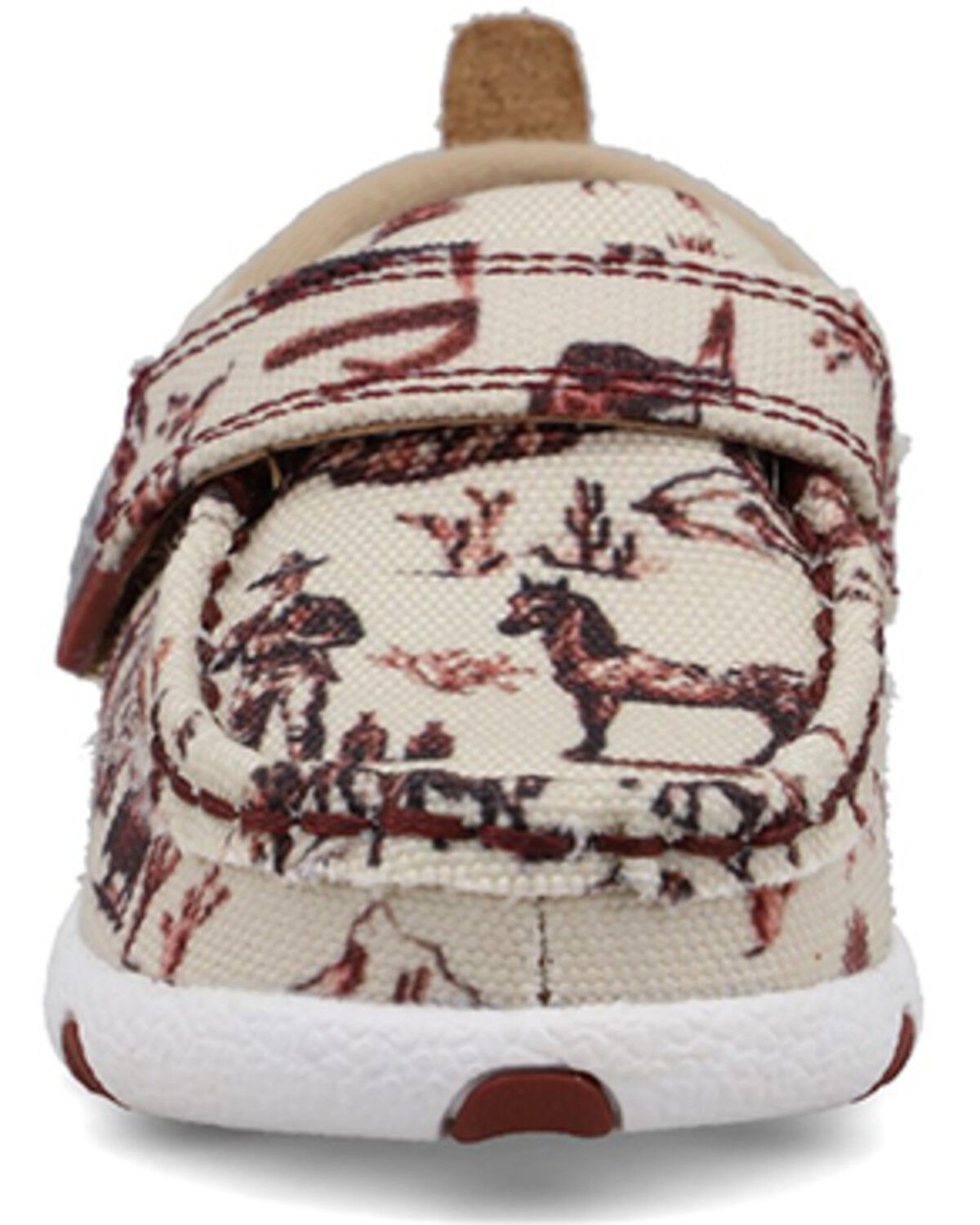 Image #4 - Twisted X Toddler Driving Mocs, Maroon, hi-res