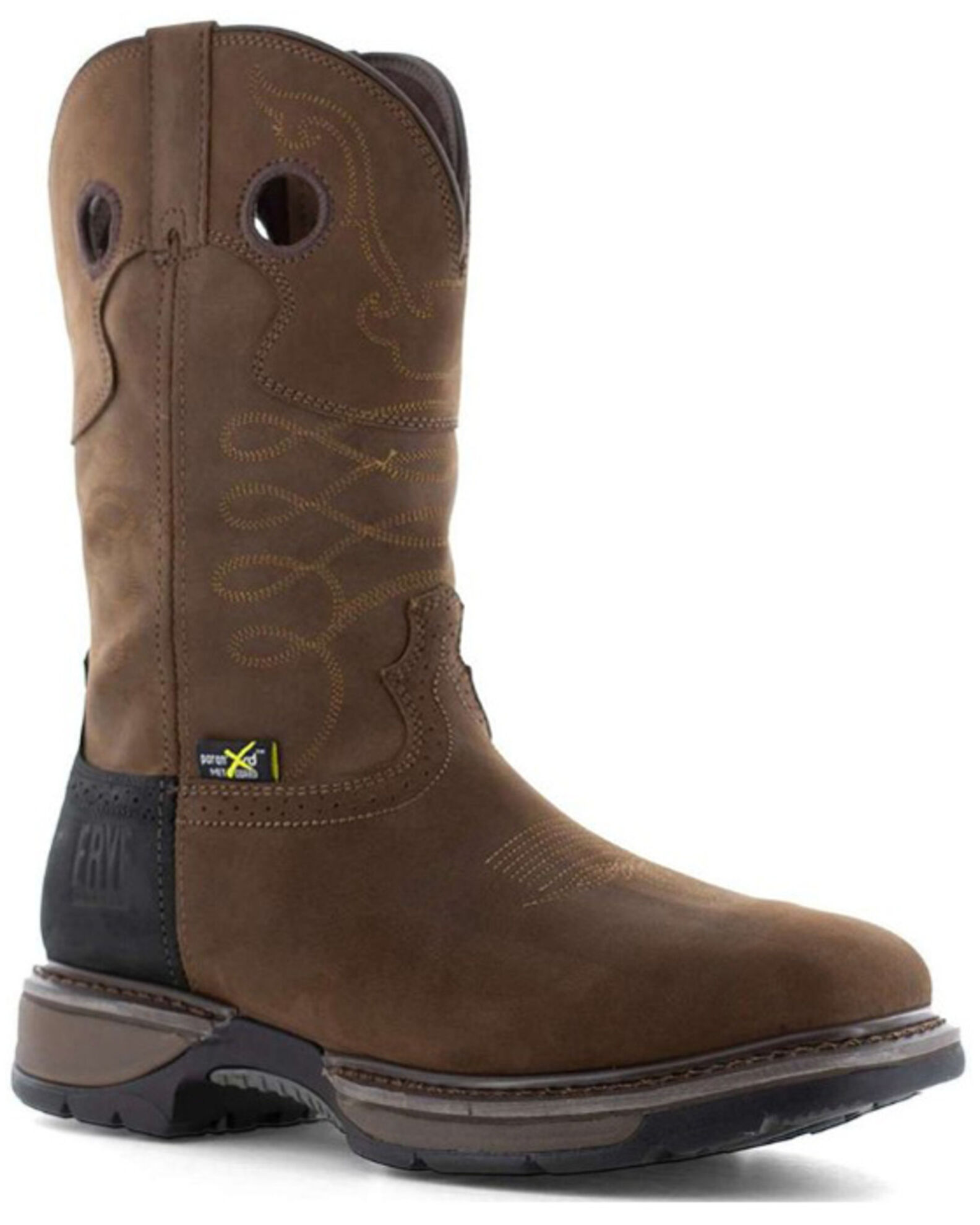 Frye Men s 10 Wellington Met Guard Work Boots Steel Toe Sheplers