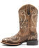 Image #3 - RANK 45® Women's Melody Western Performance Boots - Broad Square Toe, Tan, hi-res