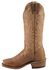 Image #3 - Boulet Women's Rancher Western Boots - Narrow Square Toe, Rustic Brn, hi-res