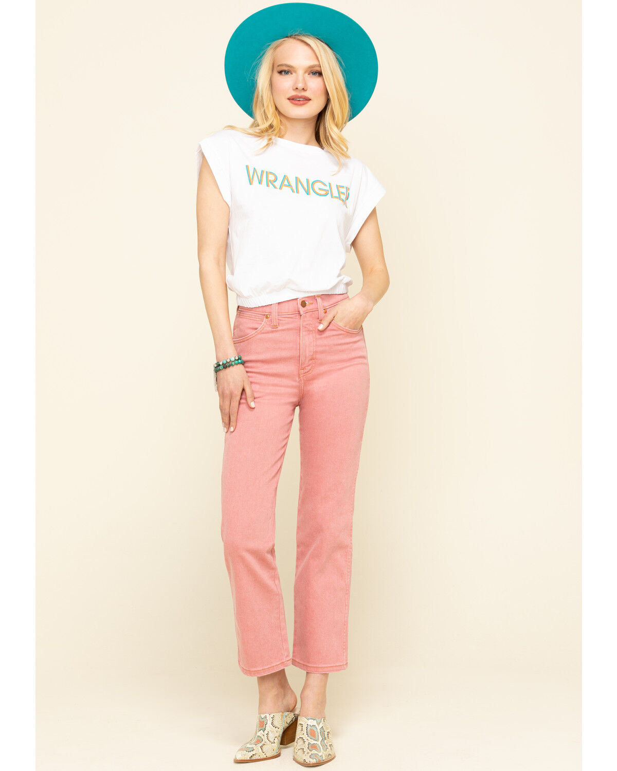 wrangler pink jeans
