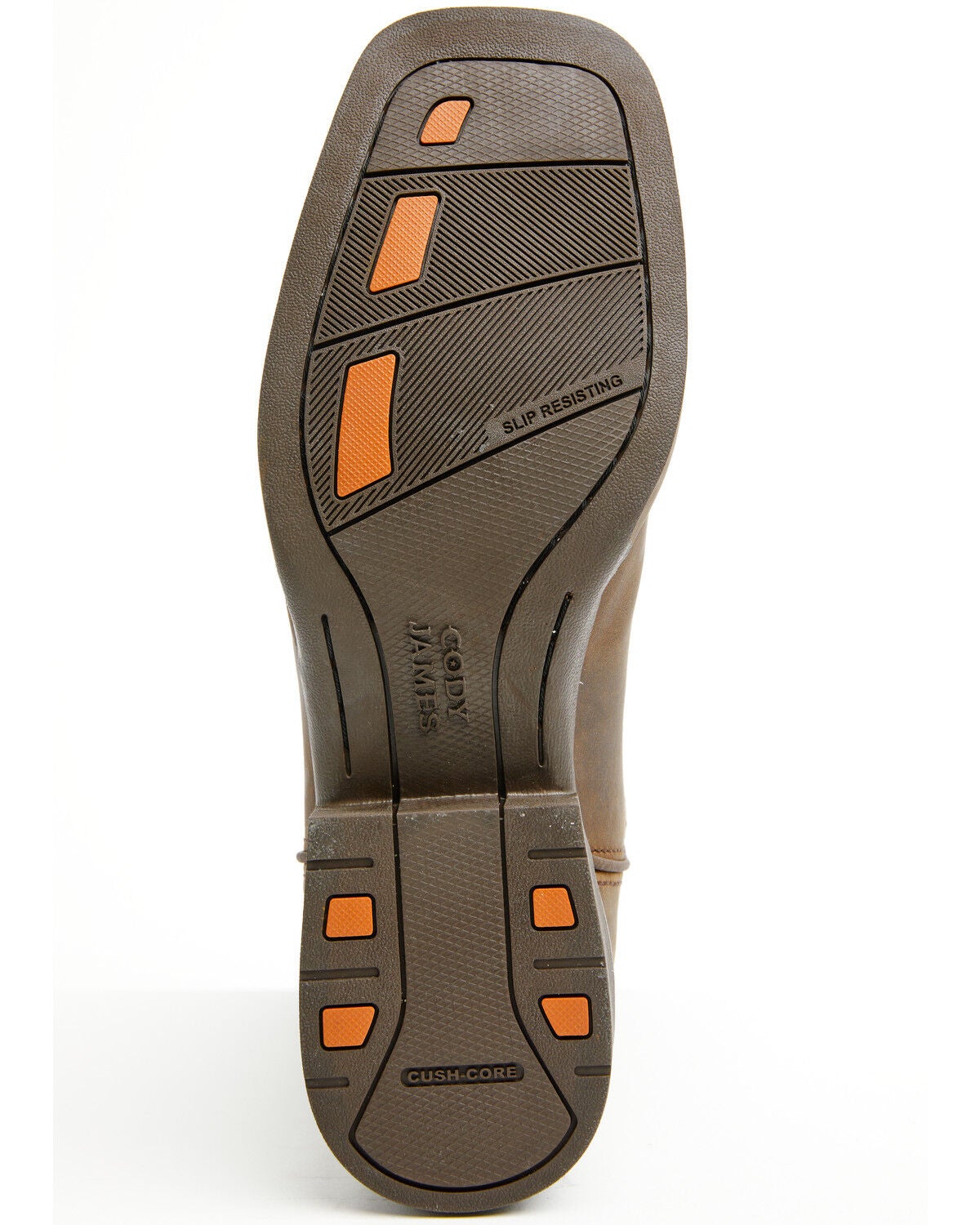 Image #7 - Cody James Cush Core&reg; Men's Maverick Performance Western Boots - Broad Square Toe, Brown, hi-res