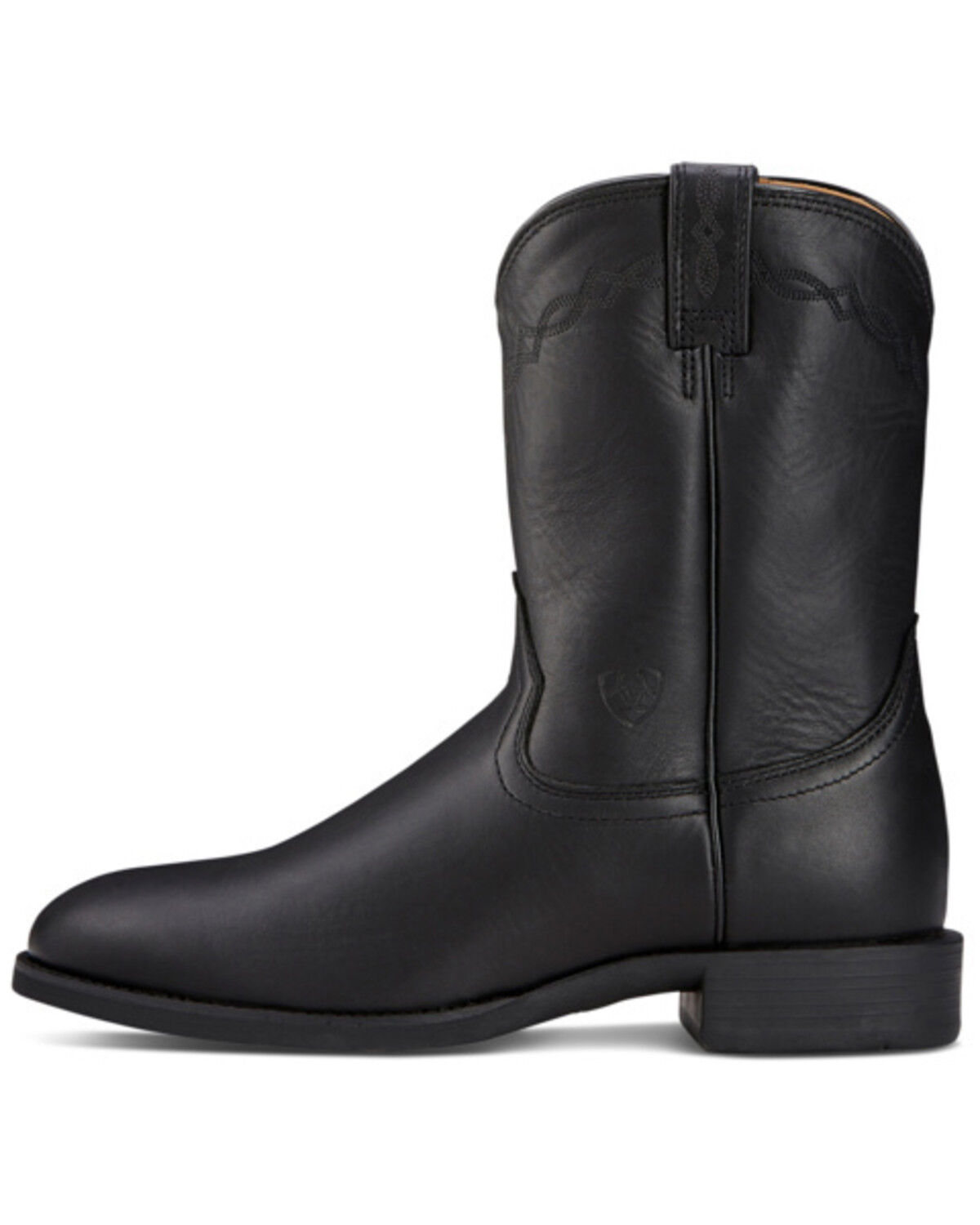 Image #3 - Ariat Men's Heritage Roper Western Boots - Round Toe, Black, hi-res