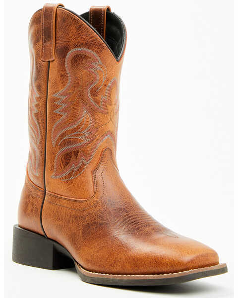 Image #1 - Cody James Men's Ace Performance Western Boots - Broad Square Toe , Brown, hi-res