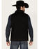 Image #4 - George Strait by Wrangler Men's Zip Logo Vest, Black, hi-res