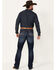 Image #3 - Rock 47 by Wrangler Men's Duval Dark Wash Slim Bootcut Stretch Jeans, Dark Wash, hi-res