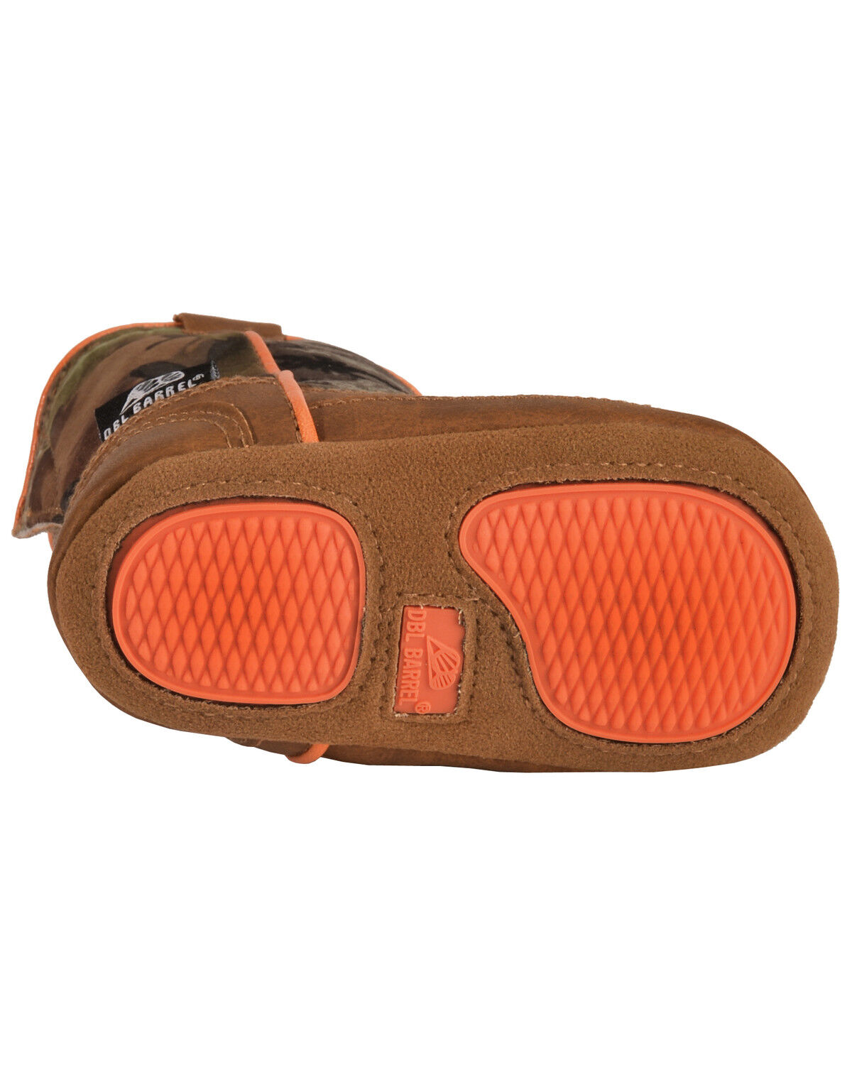 Image #3 - Double Barrel Infant Boys' Gunner Mossy Oak Western Booties - Round Toe, Brown, hi-res