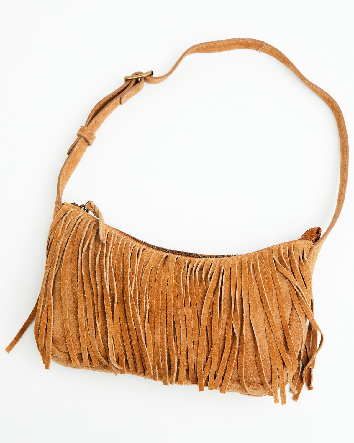 Image #2 - Shyanne Women's Maren Suede Fringe Shoulder Bag, Brown, hi-res
