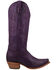 Image #2 - Black Star Women's Victoria Western Boots - Snip Toe, Purple, hi-res