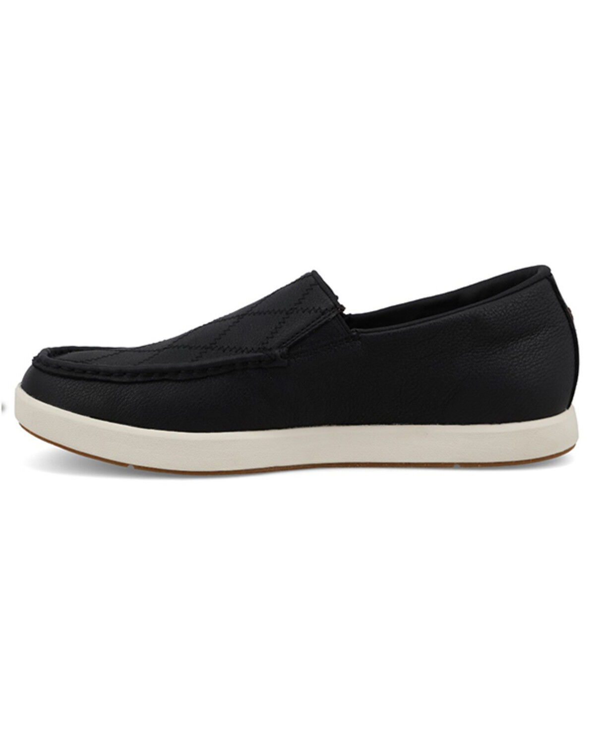 Image #3 - Twisted X Men's Slip-On Ultralite X™ Casual Shoes - Moc Toe, Black, hi-res