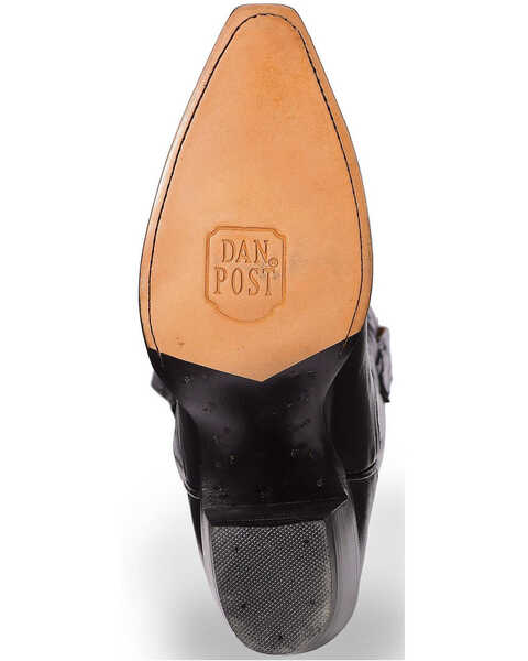 Dan Post Women's Polished Western Boots - Snip Toe, Black, hi-res