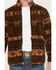 Image #3 - Cody James Men's Willows Southwestern Print Zip-Up Jacket, Dark Brown, hi-res