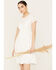 Beyond The Radar Lace Front Dress, White, hi-res