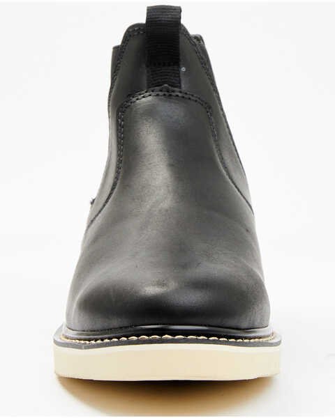 Image #4 - Hawx Men's Wedge Chelsea Puncture Resistant Work Boots - Round Toe, Black, hi-res