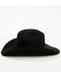 Image #3 - Justin Kermit 6X Felt Cowboy Hat, Black, hi-res