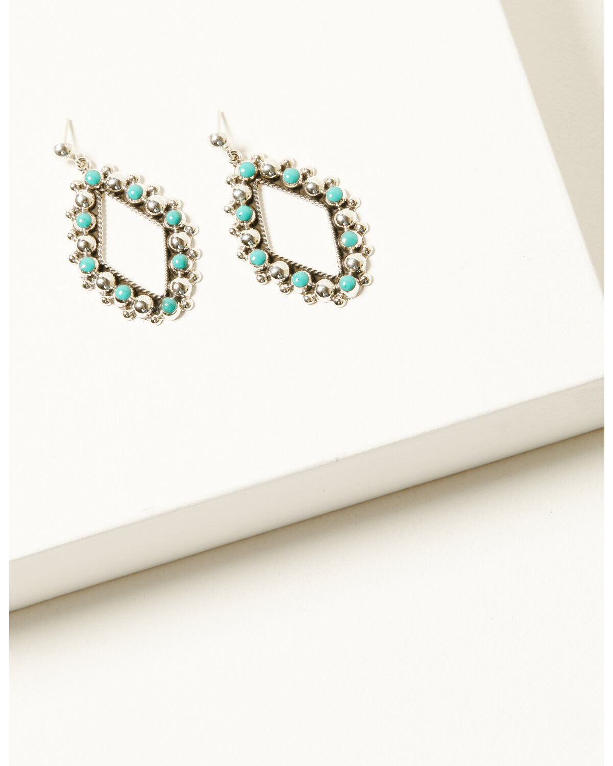 Image #2 - Paige Wallace Women's Diamond Earrings, Silver, hi-res