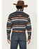 Image #4 - Rodeo Clothing Men's Southwestern Striped Long Sleeve Snap Western Shirt, Multi, hi-res