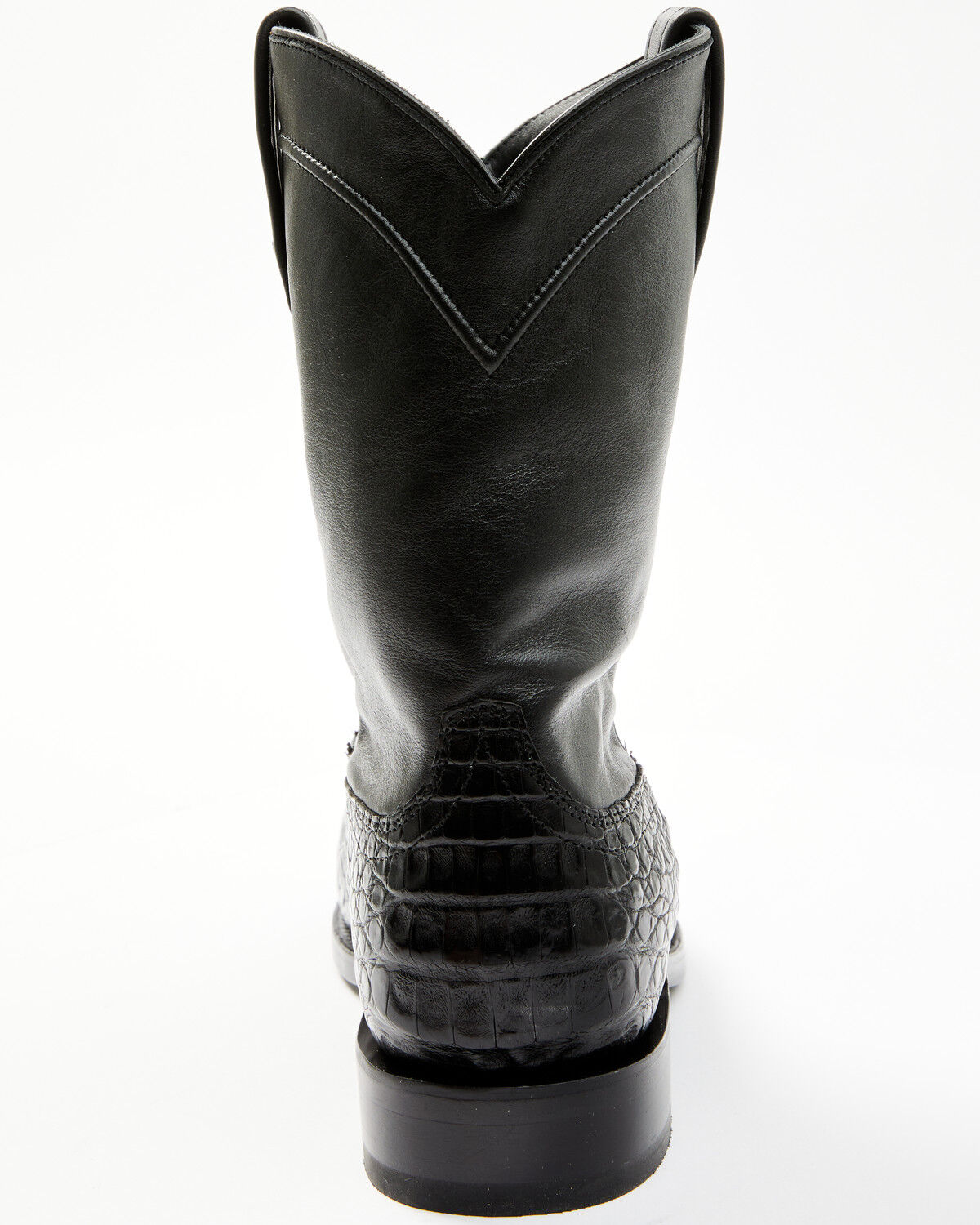 Image #3 - Cody James Black 1978® Men's Carmen Exotic Caiman Belly Roper Boots - Round Toe, Black, hi-res