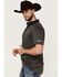 Image #2 - RANK 45® Men's Ace High Solid Short Sleeve Polo Shirt, Black, hi-res