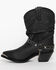 Image #5 - Shyanne Women's Tammye Slouch Harness Fashion Boots - Round Toe, Black, hi-res
