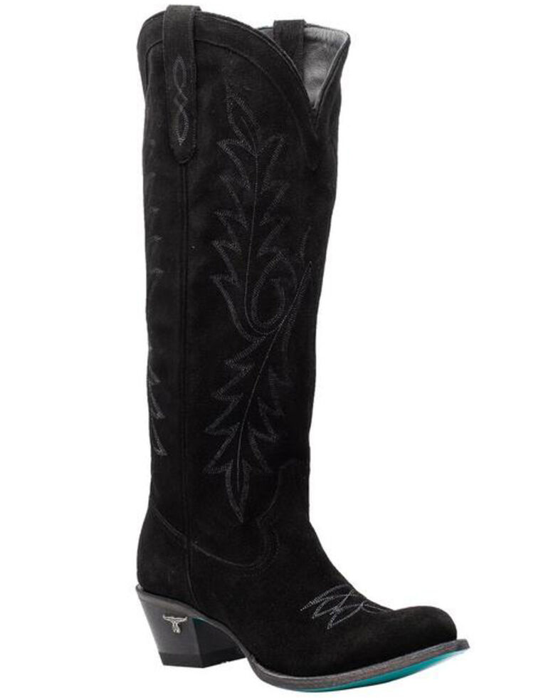 Lane Women's Fire Away Western Boots - Round Toe, Black, hi-res