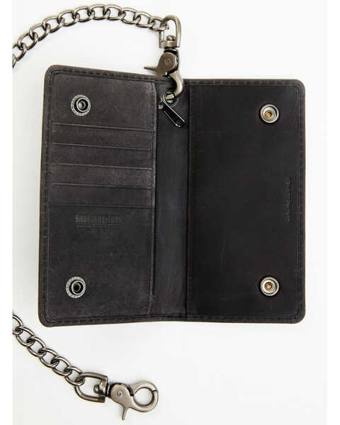 Image #2 - Brothers and Sons Men's Chain Wallet, Black, hi-res