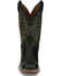 Image #4 - Justin Men's Poston Western Boots - Broad Square Toe , Black, hi-res