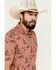 Image #2 - Hooey Men's Hot-Shot Allover Cactus Print Short Sleeve Polo , , hi-res