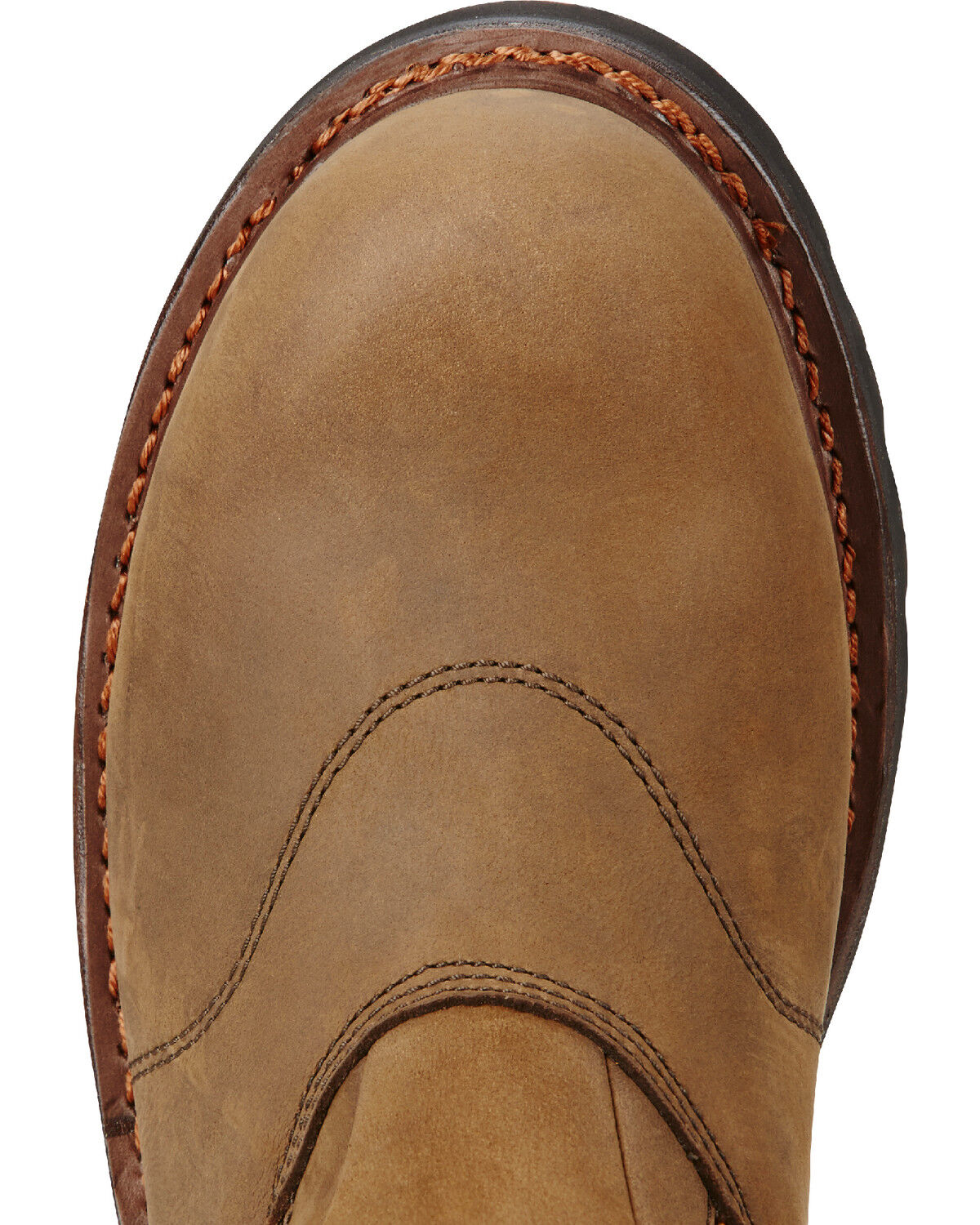 Image #4 - Ariat Men's Powerline H20 400g Work Boots - Composite Toe, Brown, hi-res