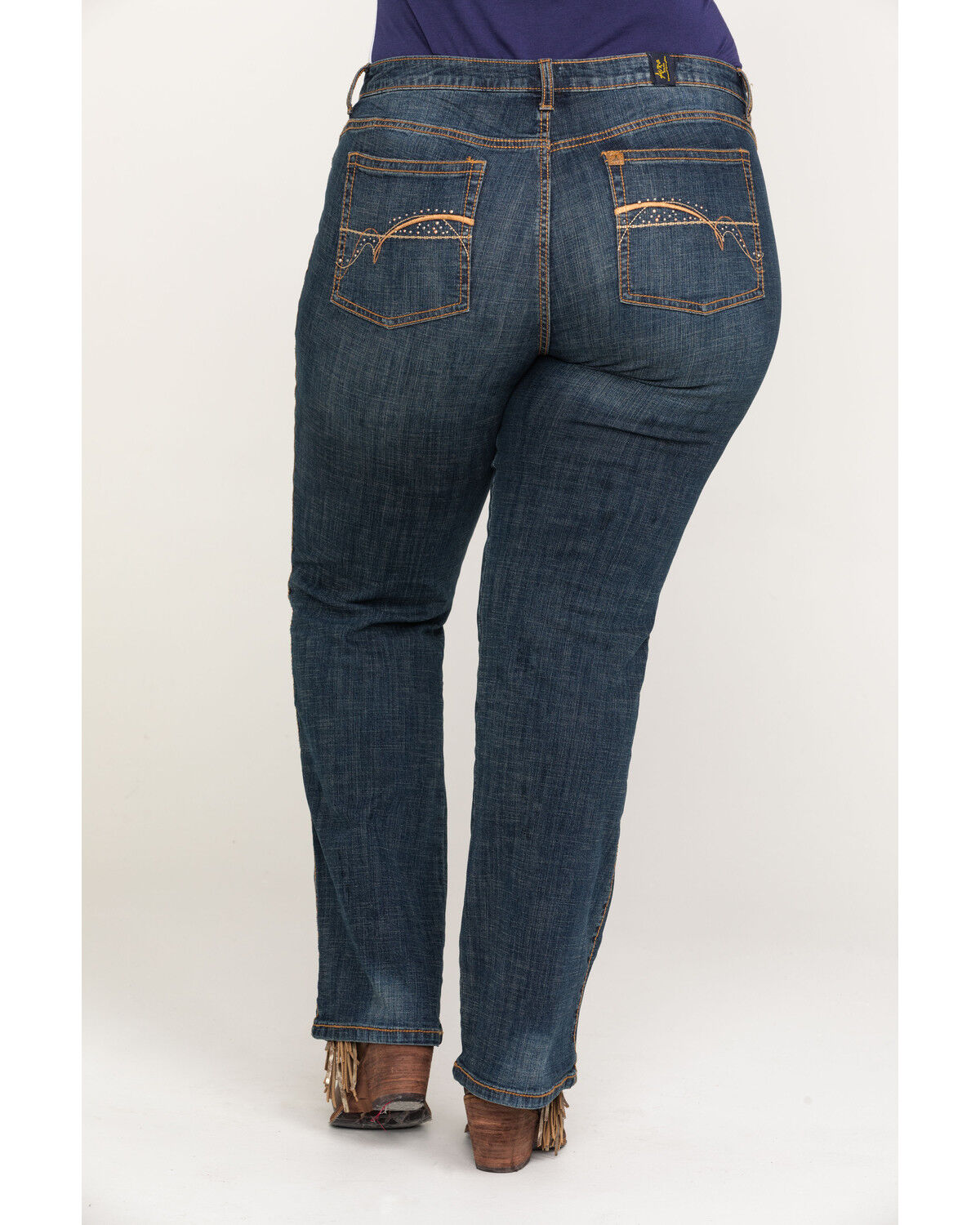 plus size wrangler jeans